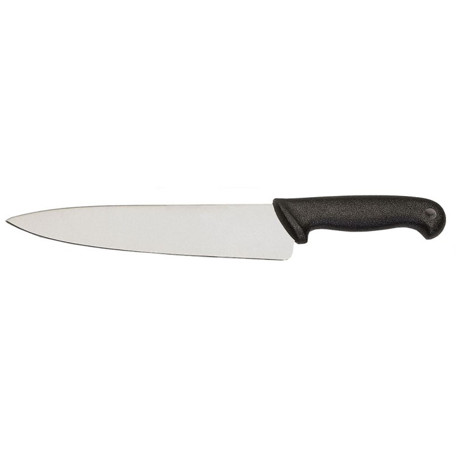 Cook Knife 8.5in Stainless Steel Blade Black Handle