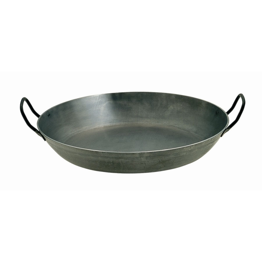 deBuyer La Lyonnaise Paella Pan Black Iron 37cm