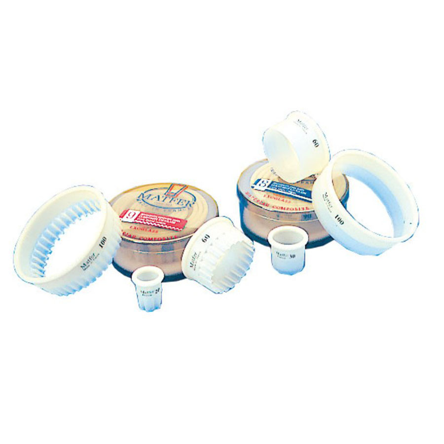 Matfer Bourgeat Exoglass Fluted Pastry Cutters Round 2 - 10cm