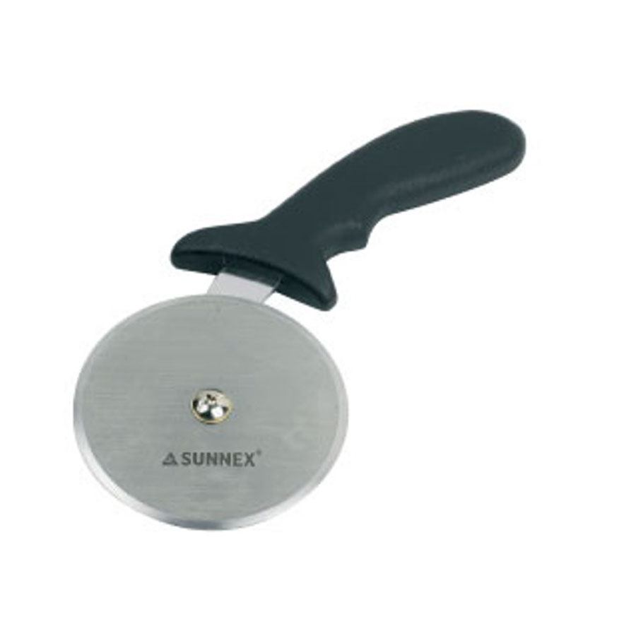 Pizza Cutter Stainless Steel 4 inch Diameter Wheel Black Handle