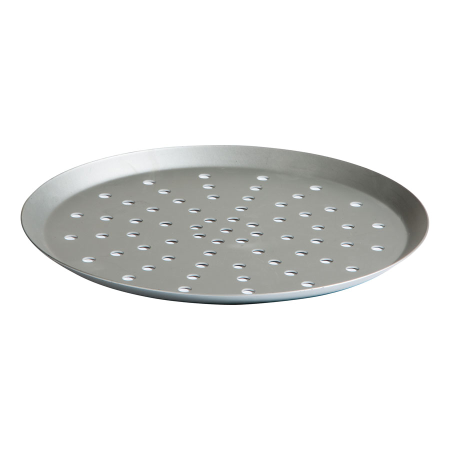 Pizza Pan Perforated Aluminium 400x15mm