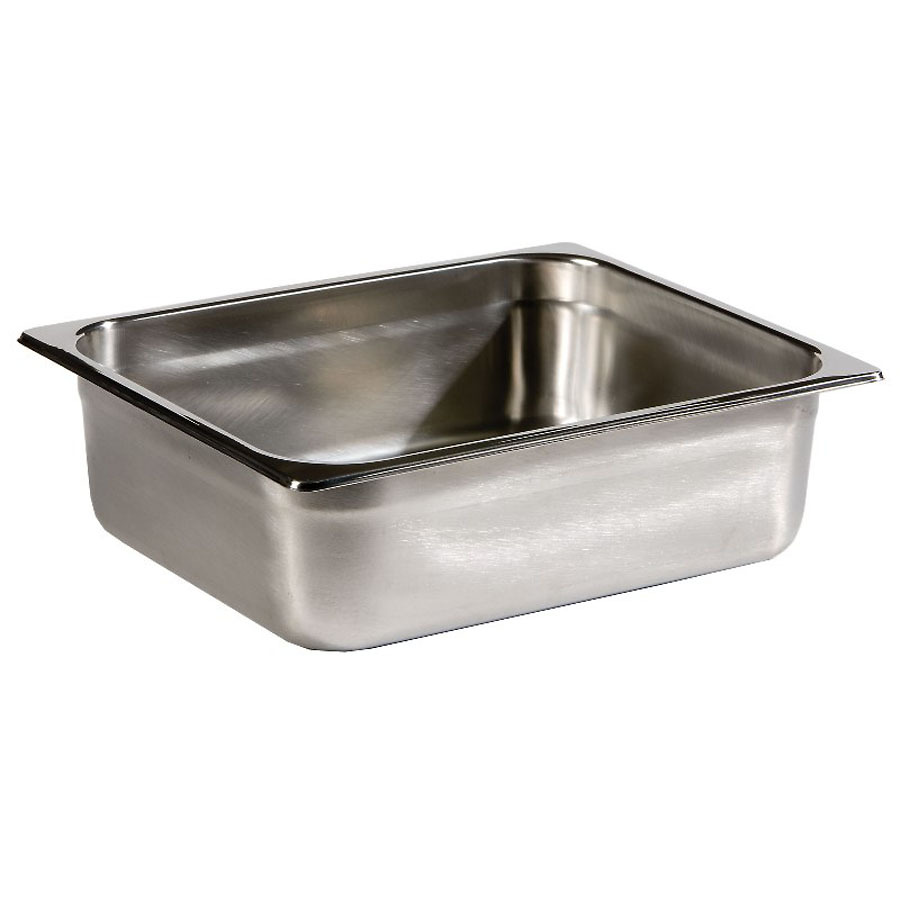 Gastronorm Container 1/2 Stainless Steel 265x100mm