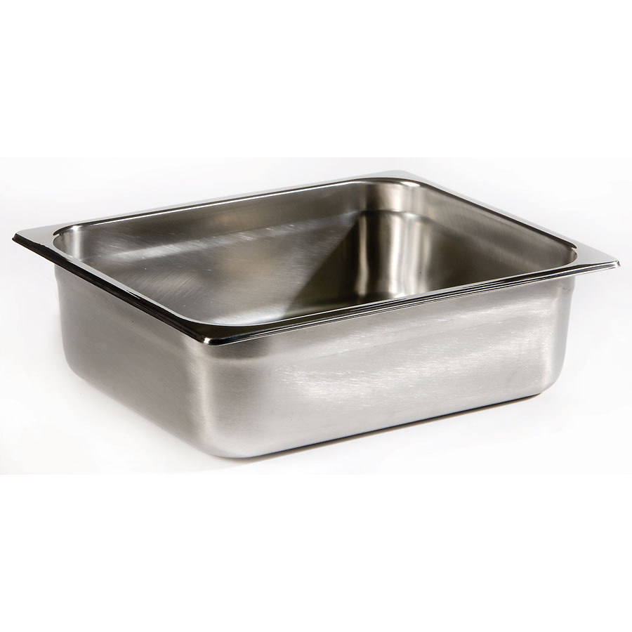 Gastronorm Container 1/2 Stainless Steel 265x150mm