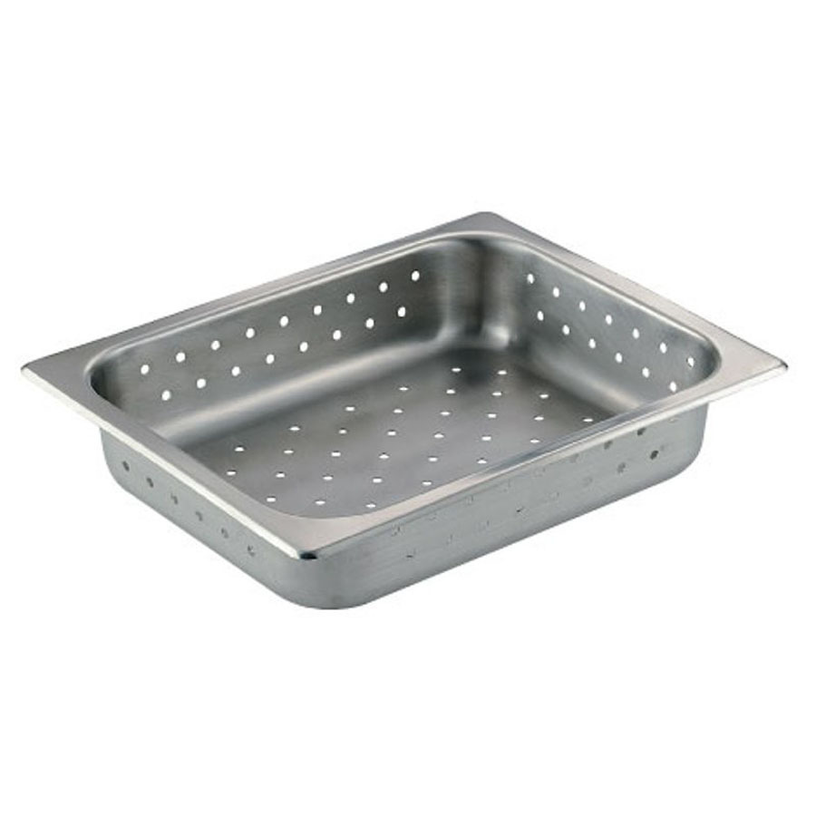 Gastronorm Perf Container 1/2 Stainless Steel 265x65mm