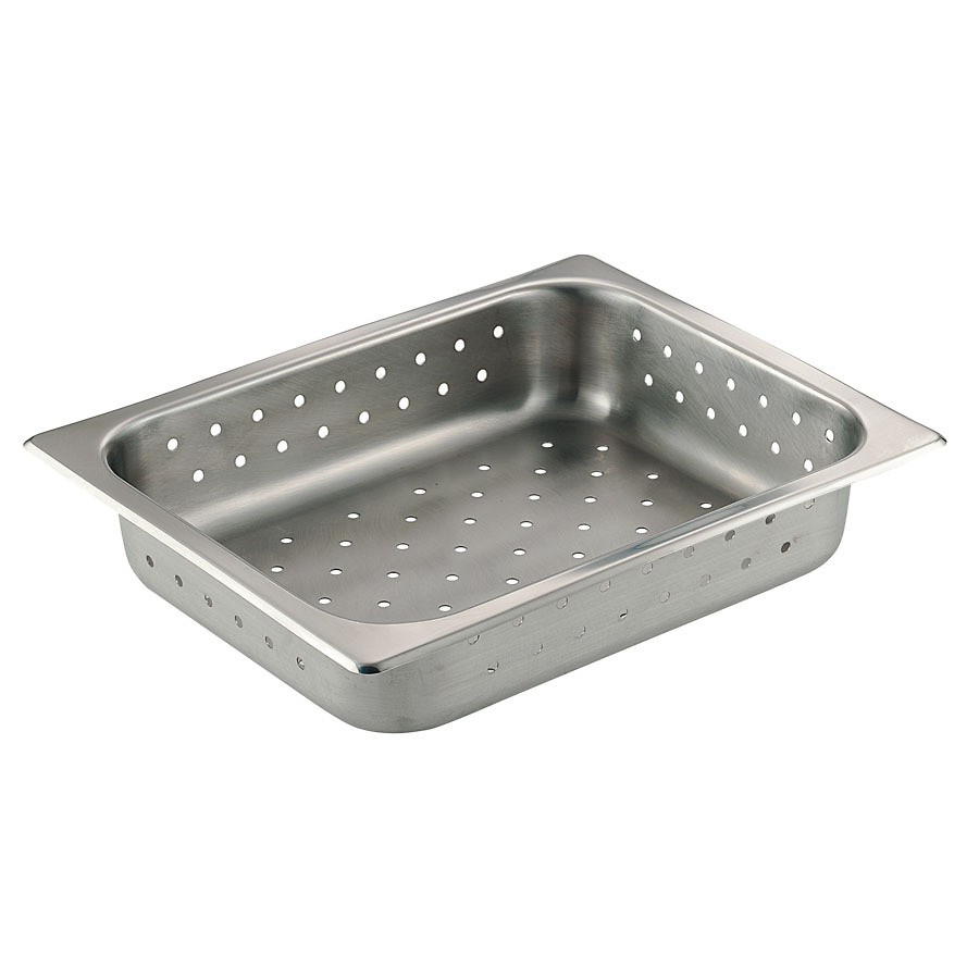 Gastronorm Perf Container 1/2 Stainless Steel 265x100mm