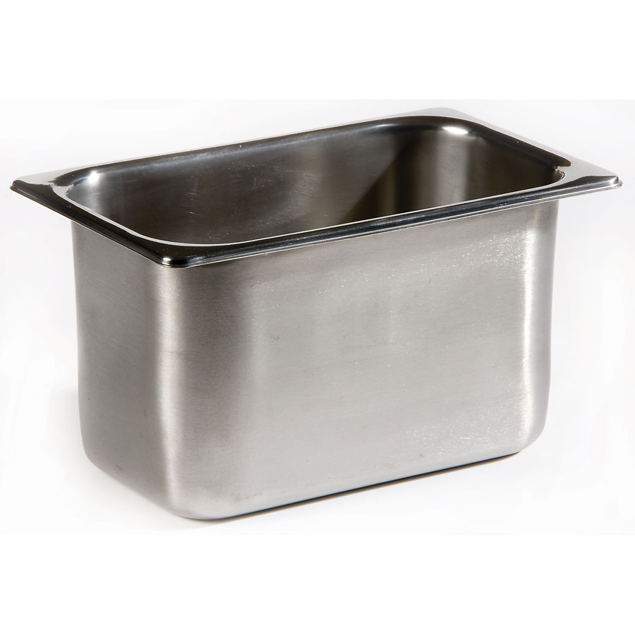Gastronorm Container 1/4 Stainless Steel 162x100mm
