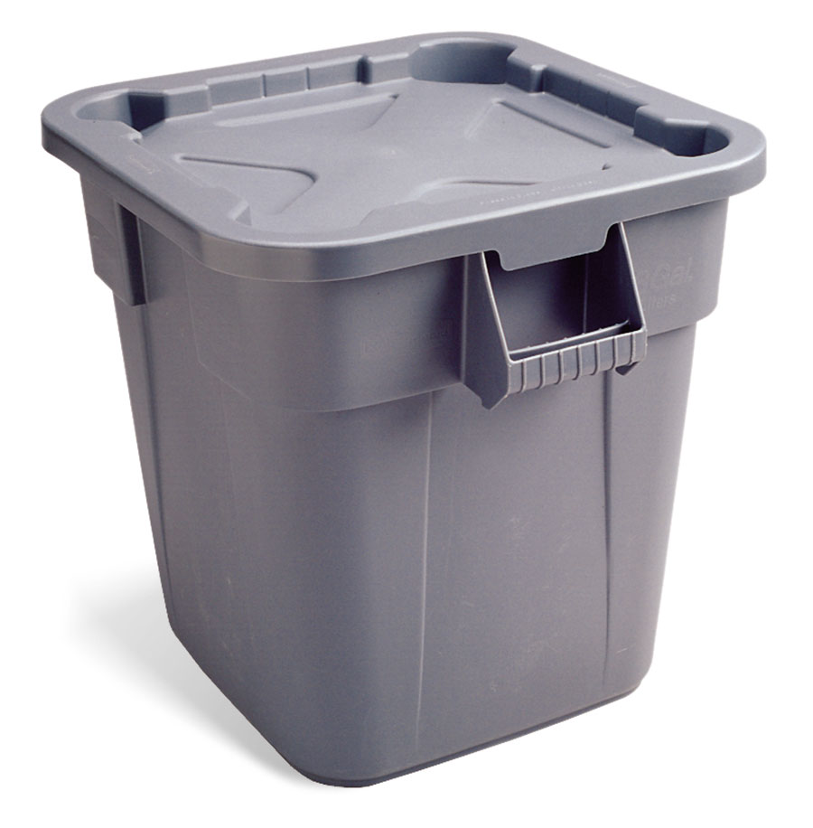 Rubbermaid Brute Square Snap On Lid Grey Polyethylene W66 x H5.7 x D60.6 cm