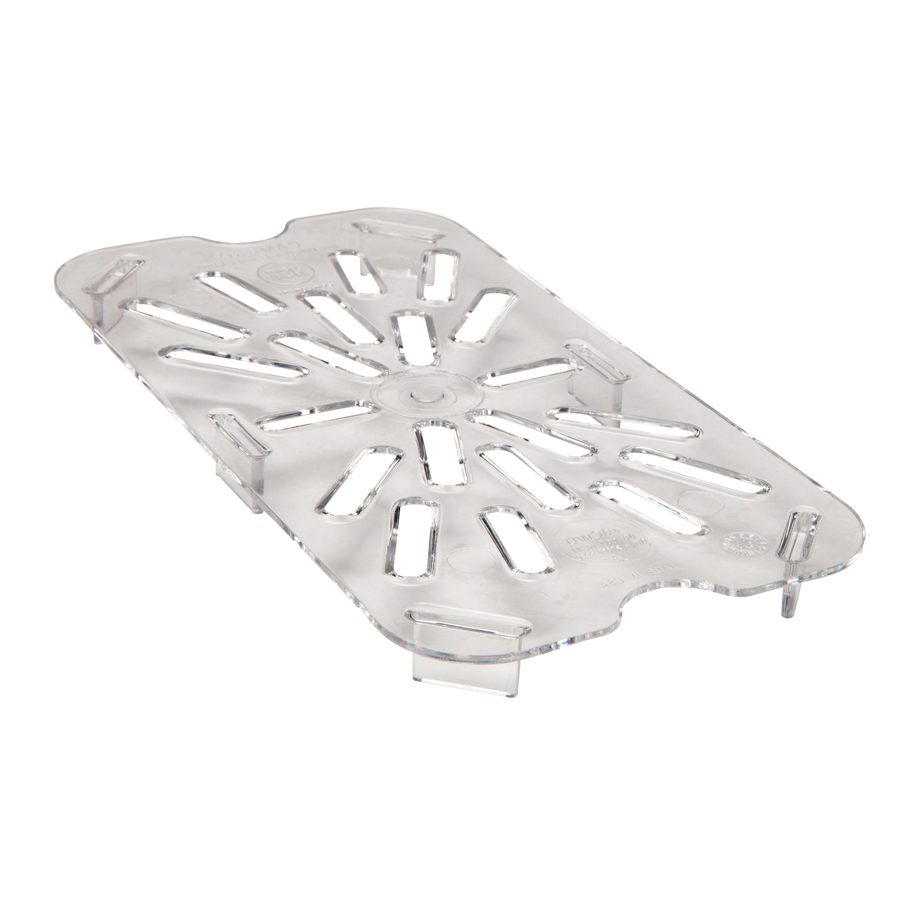 Cambro Gastronorm Drainer Plate 1/4 Clear Polycarbonate