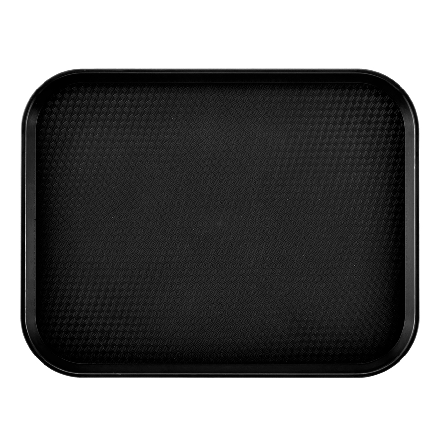 Cambro Fast Food Plastic Black Rectangular Tray 45x35cm