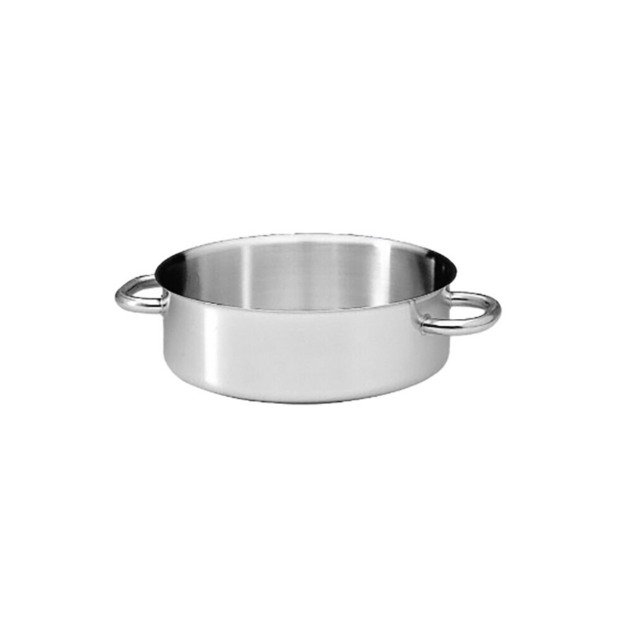 Matfer Bourgeat Excellence Saute Pan Stainless Steel No Lid 50cm
