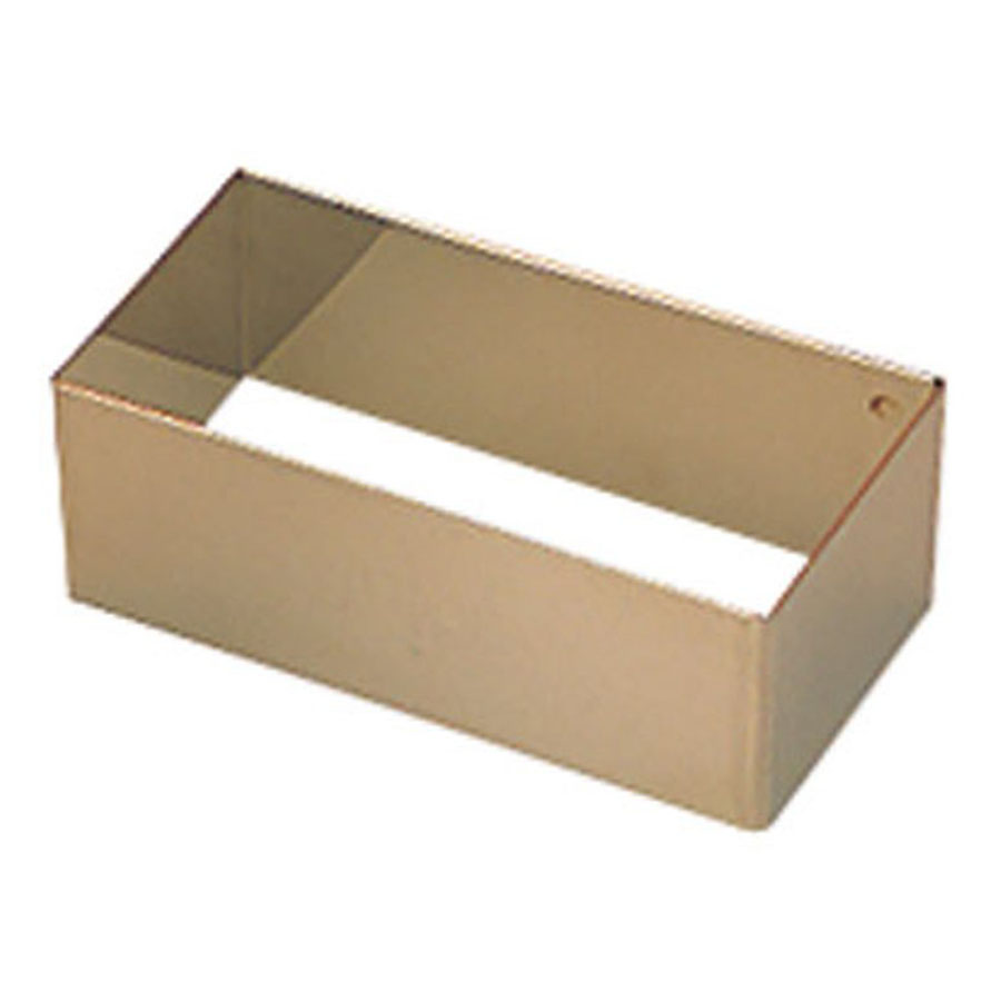 Matfer Bourgeat Rectangular Cake Mould Stainless Steel 8.1x4.1x3cm