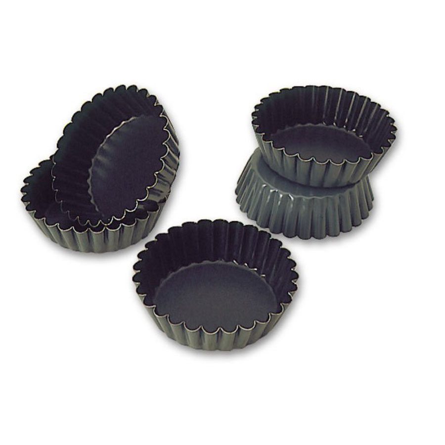 Matfer Bourgeat Fluted Cake Mould 10 x 3cm Non-Stick