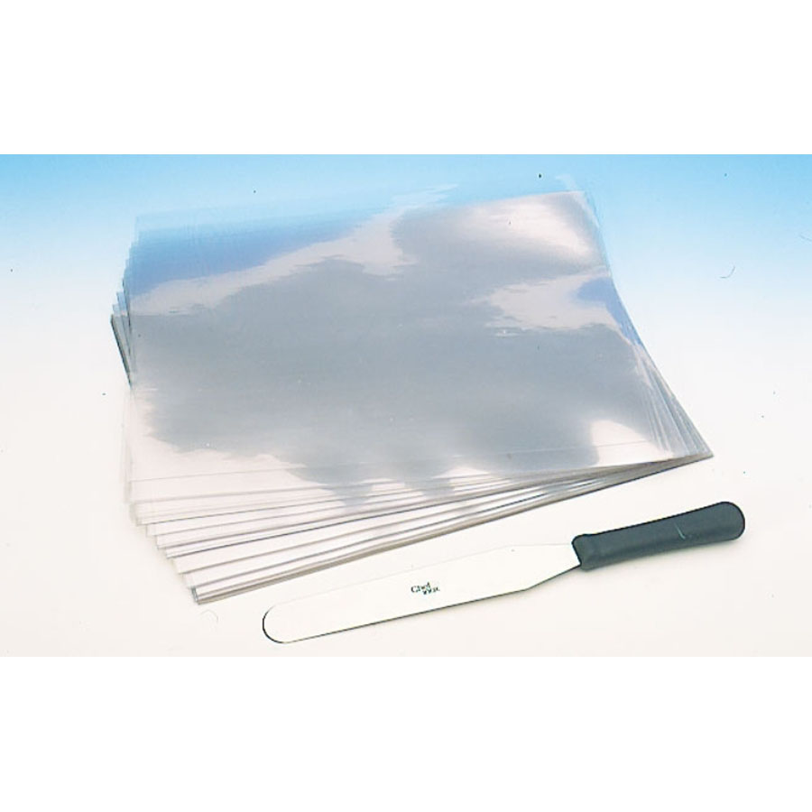 Matfer Bourgeat Chocolate Work PVC Sheets 40 x 30cm 150 Microns