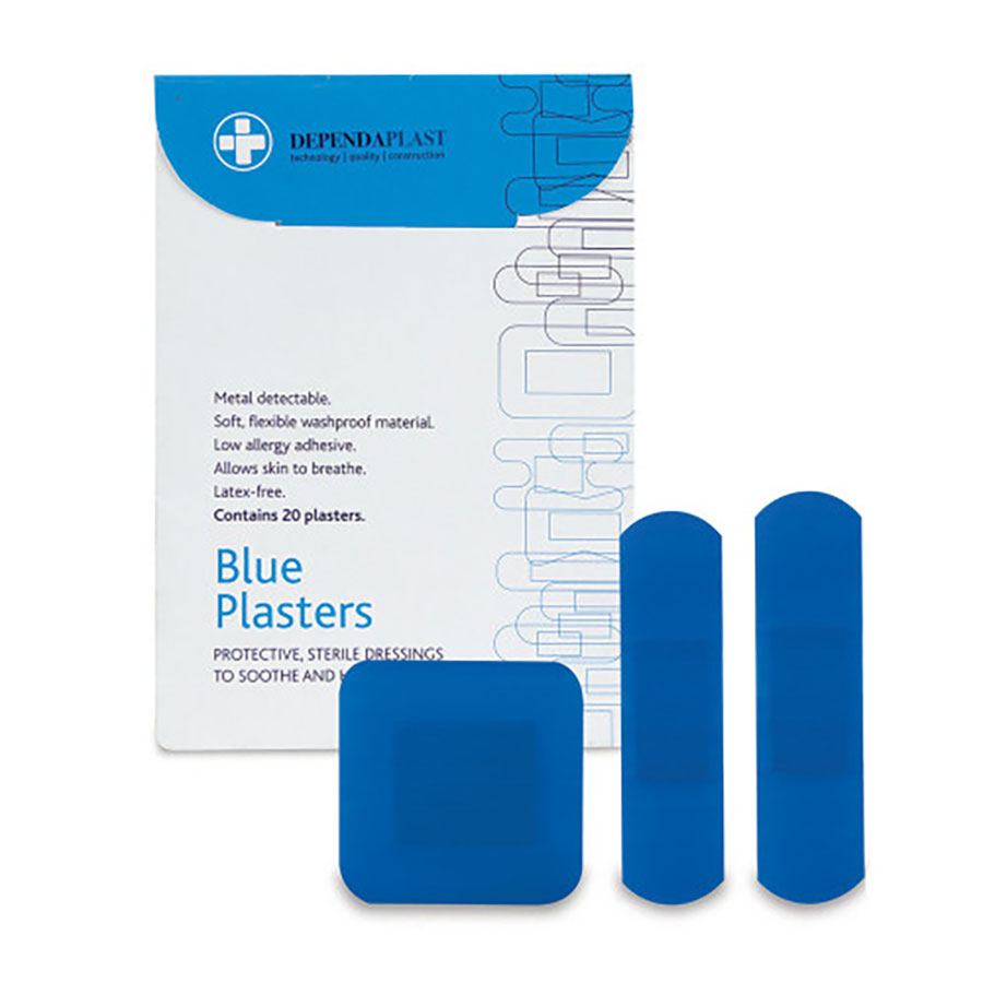 Reliance Medical Blue Food Area Plasters Assorted