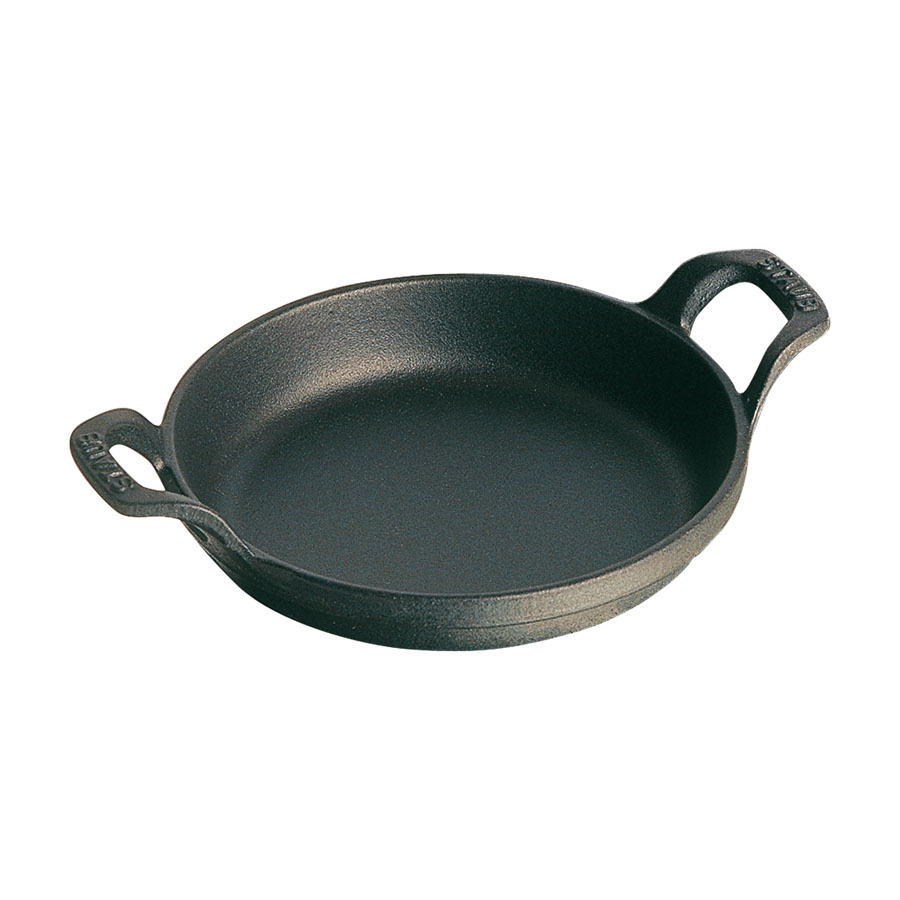 Baking Dish Black Cast Iron Round 75cl 20cm