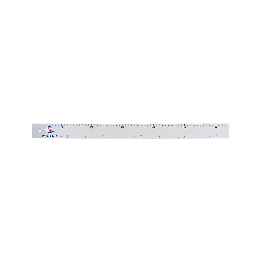 Matfer Bourgeat Graduated Ruler 65cmx5cm White Polystyrene