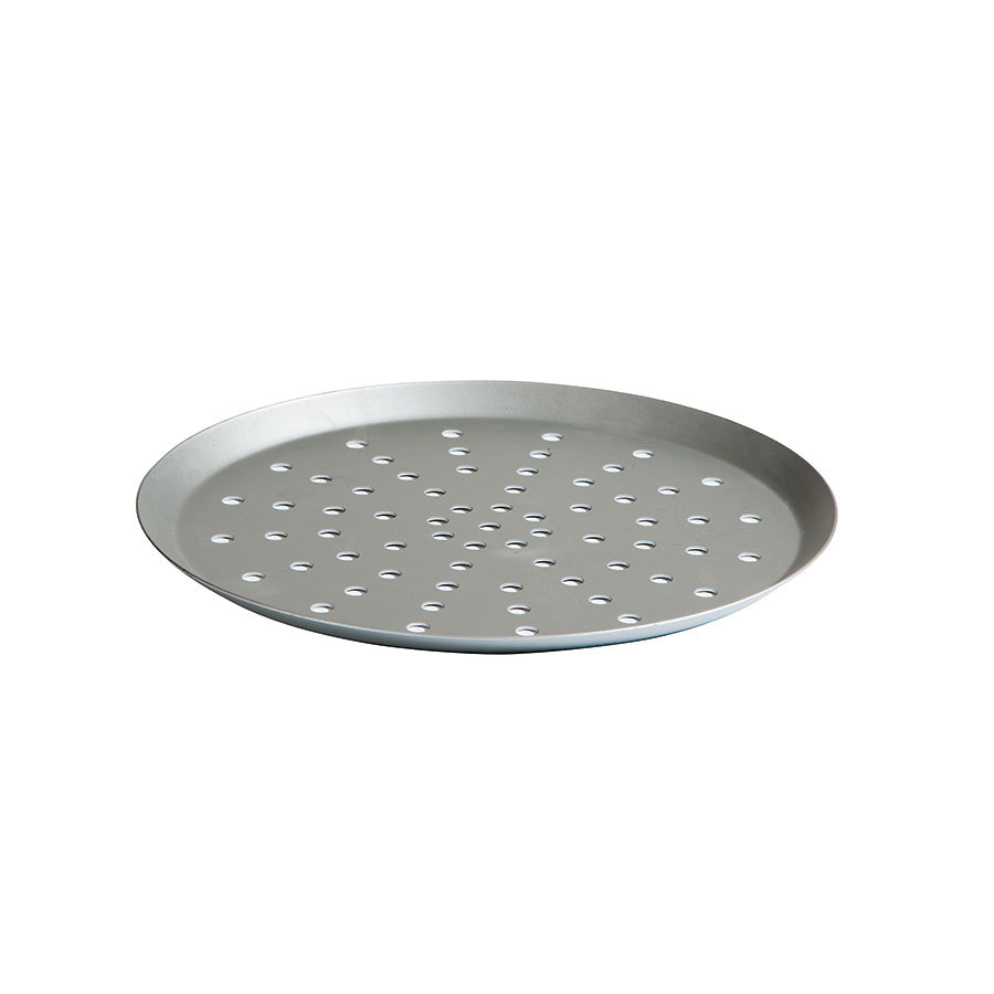 Thin Crust Pizza Pan 10in Perforated Aluminium