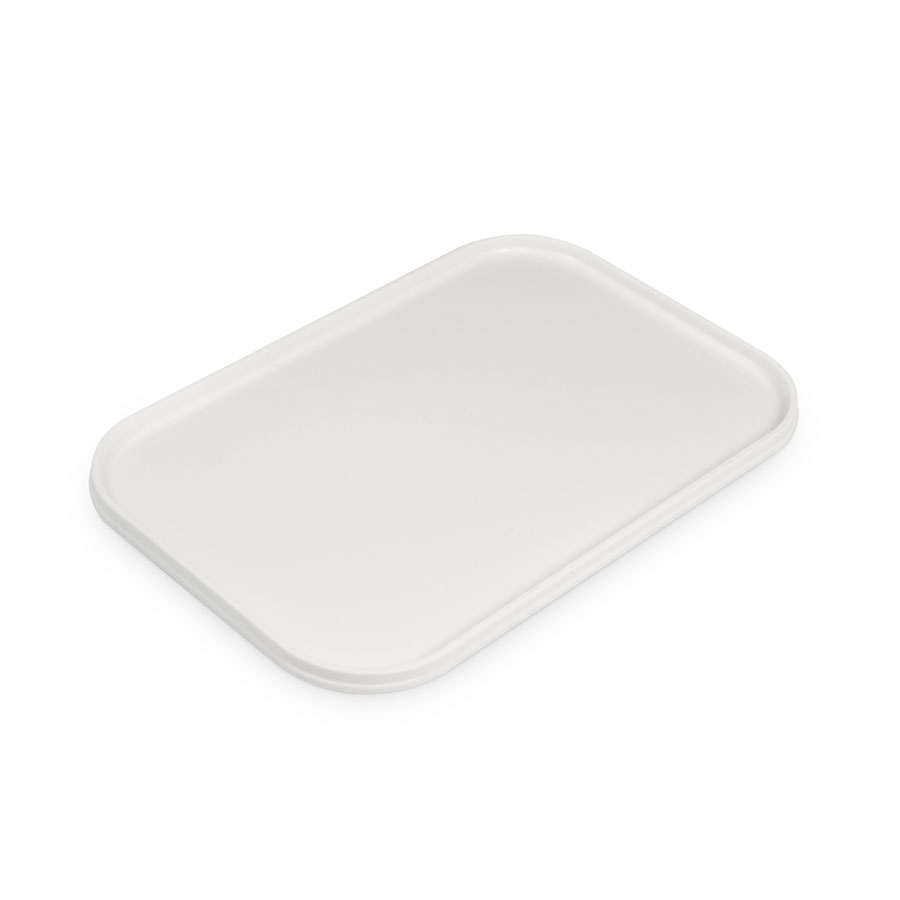 Ice Cream Container Lid Natural For EB762 EB763 Polypropylene 226x166x10mm