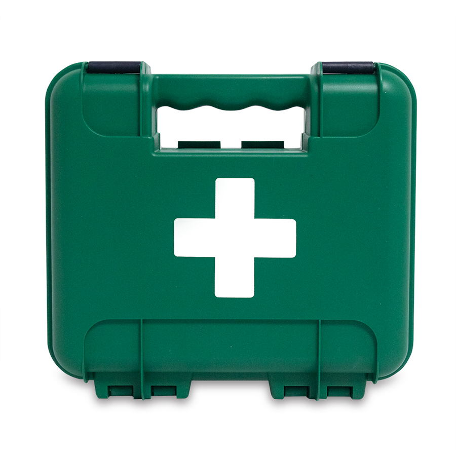 Reliance Essential Catering First Aid Kit Standard Small Green Durham Box