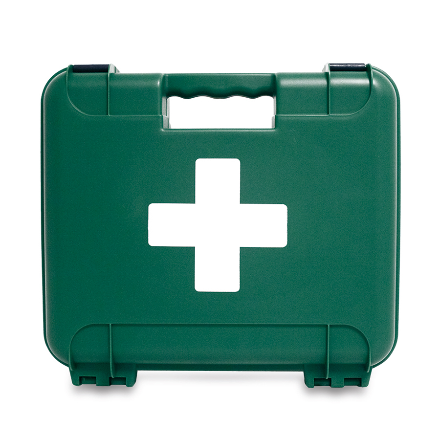Reliance Essential Catering First Aid Kit Standard Med Green Oxford Box