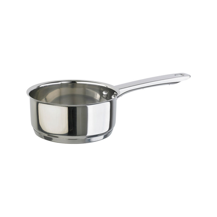 Saucepan Light Duty Stainless Steel 1.5ltr 16cm With Lid