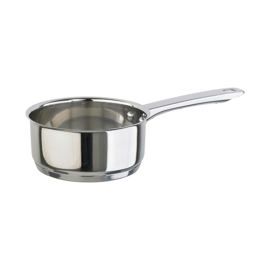 Saucepan Light Duty Stainless Steel 2ltr 18cm With Lid
