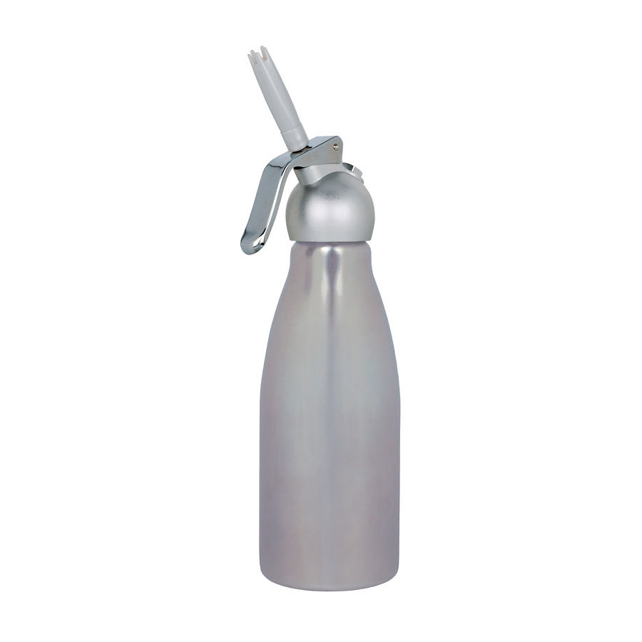 Kisag Cream Whipper Stainless Steel Bottle And Head 1ltr