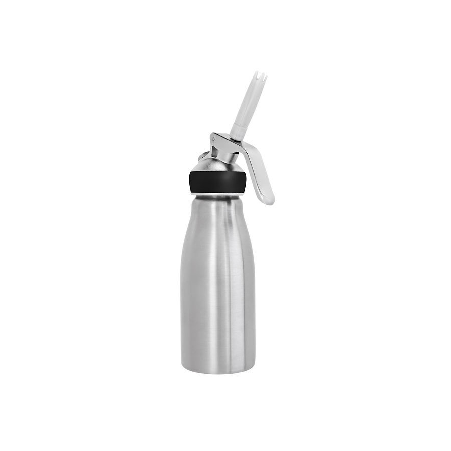 Kisag Cream Whipper Stainless Steel Bottle And Head 0.5ltr