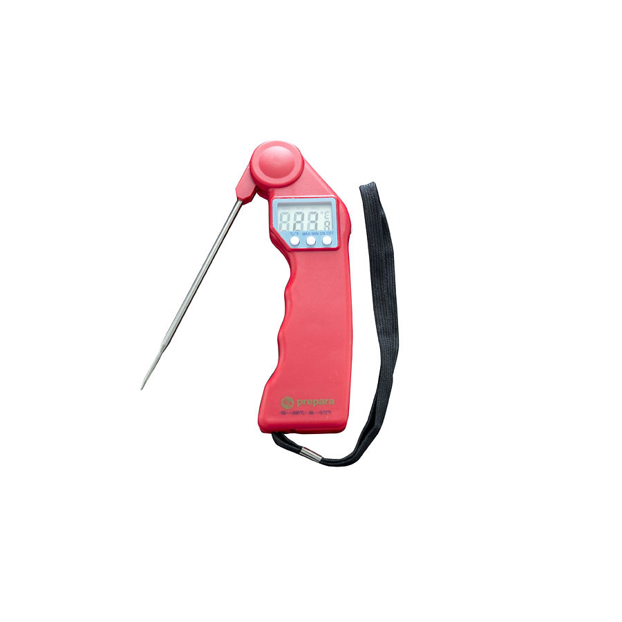 Electronic Hand Held Thermometer Red -50°c to 300°c