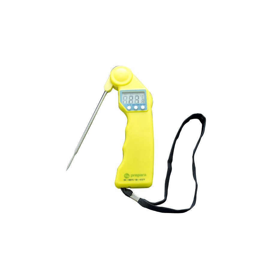 Electronic Hand Held Thermometer Yellow -50°c to 300°c
