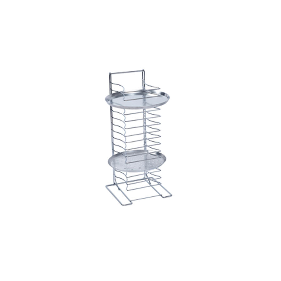 Pizza Pan Stacking Racks 15 Shelves Chrome Plated Stainless Steel
