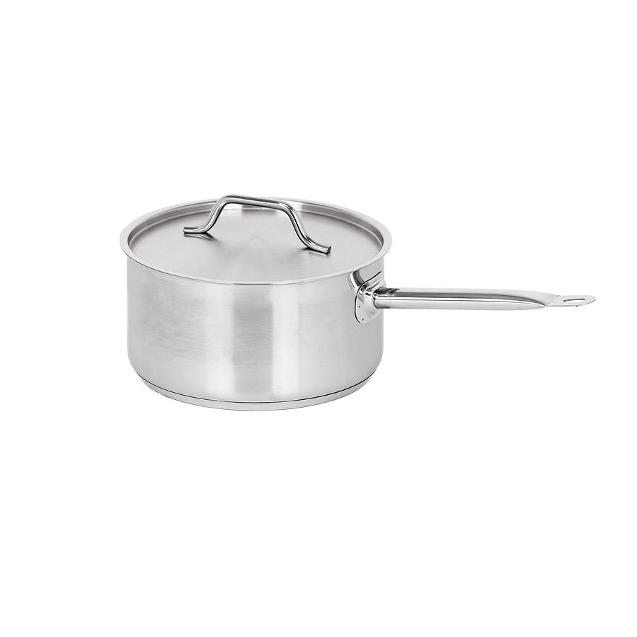 Heavy Duty Saucepan 18cm Stainless Steel With Long Handle