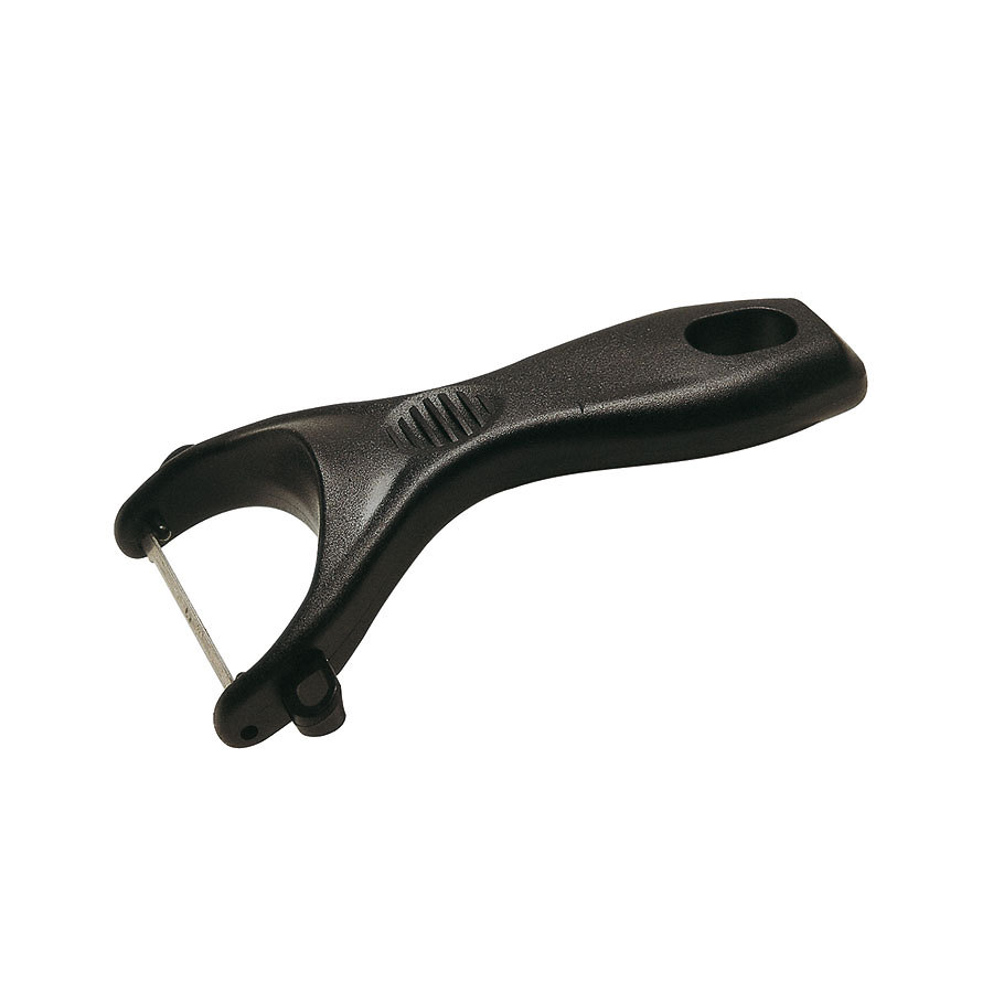 Potato Peeler Black Handle Stainless Steel Blade 13x7.5x2cm