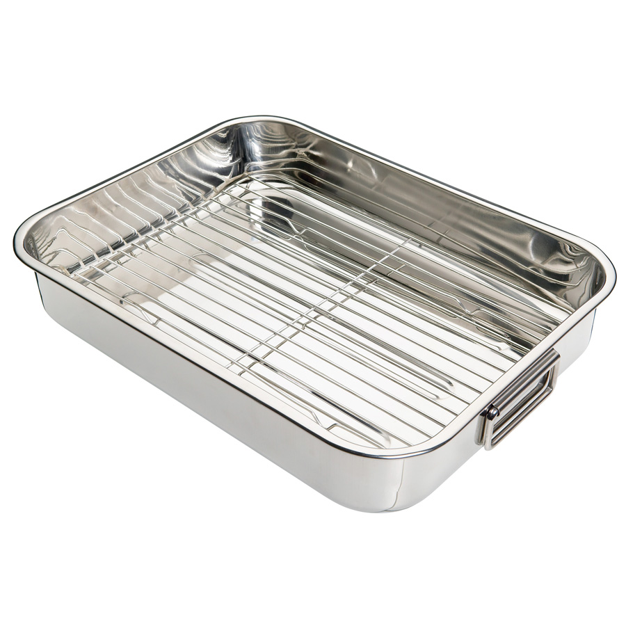 KitchenCraft S/Steel 43cm x 31cm Roasting Pan