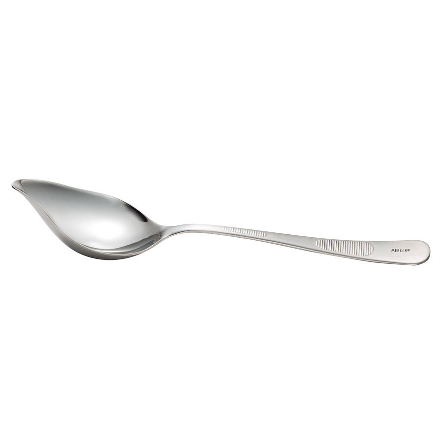 Mercer Saucier Spoon With Spout Stainless Steel 8.5in 1oz