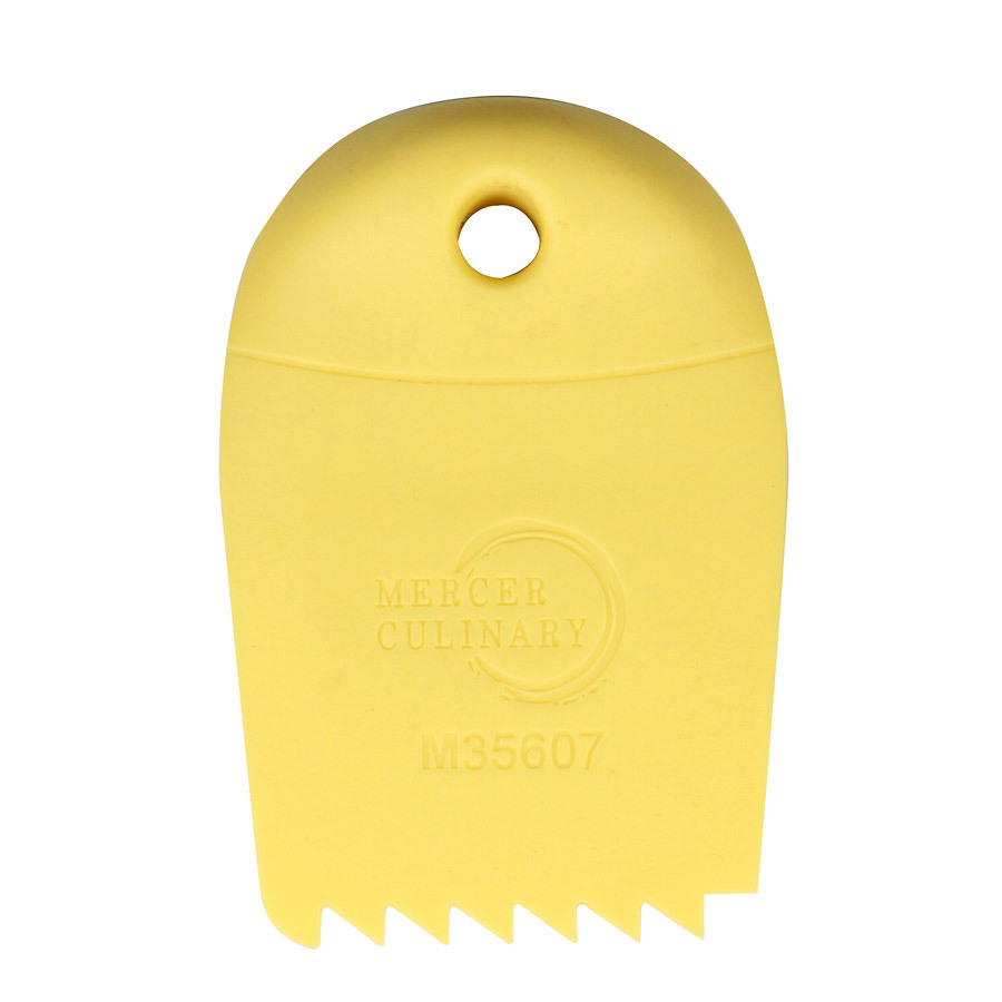 Mercer Silicone Plating Wedge Saw Tooth 9.5x6.4cm Yellow