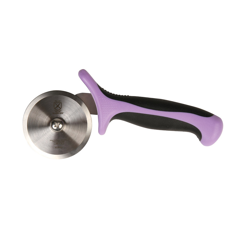 Mercer Millennia Pizza Cutter 2.75in Purple With Santoprene Handle