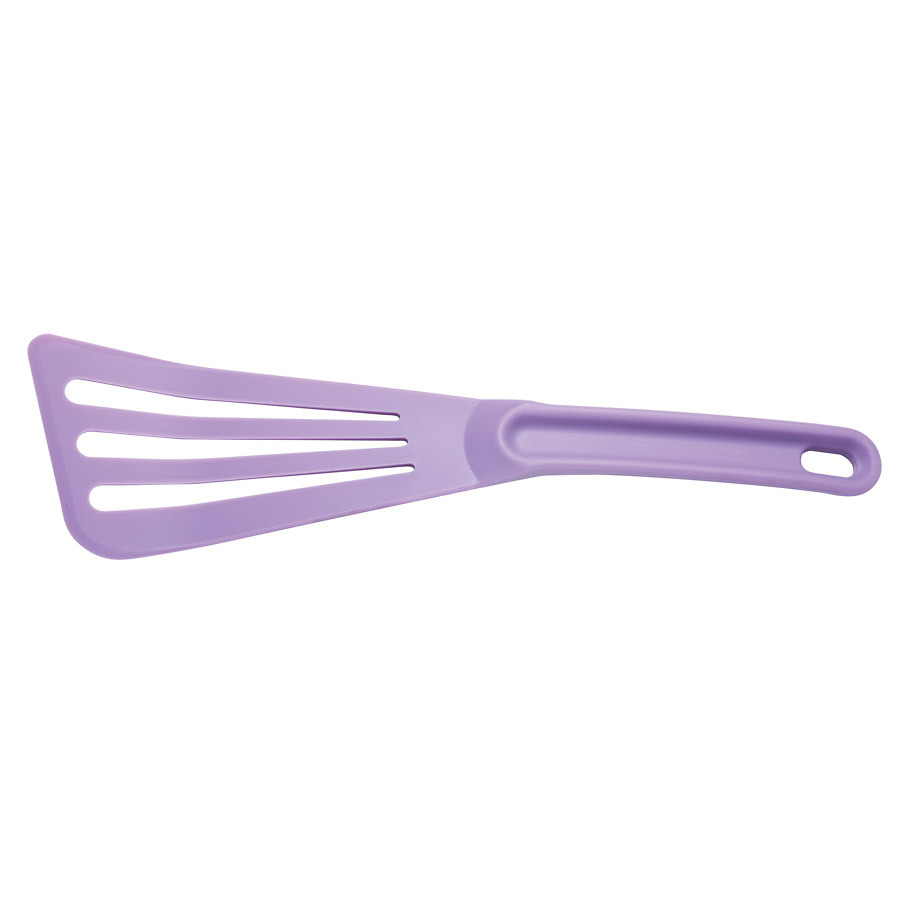 Mercer Hell's Tools Hi Heat Slotted Spatula 12x3.5in Purple