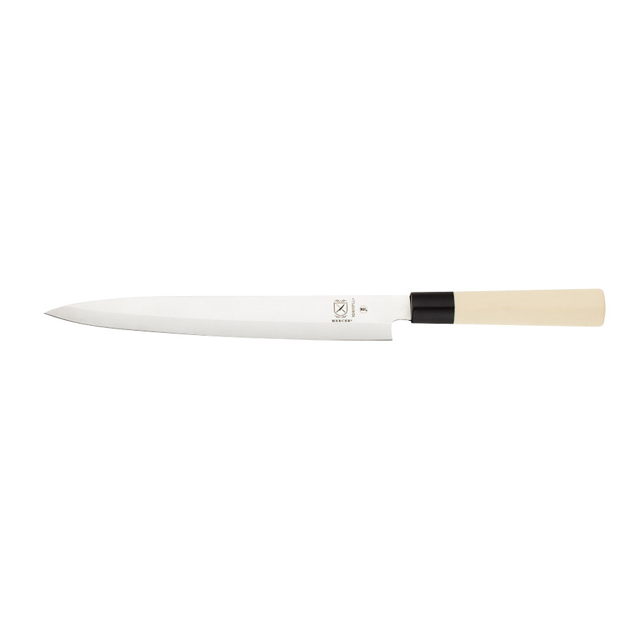 Mercer Asian Collection Sashimi Left Handed Knife 10in With Santoprene Handle