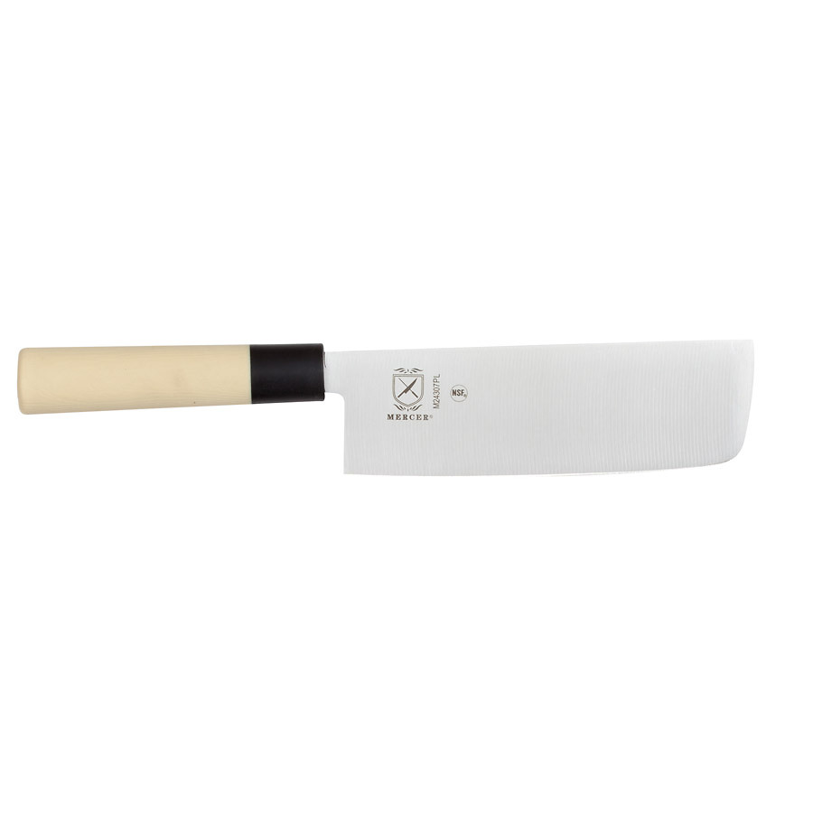 Mercer Asian Collection Nakiri Knife 7in With Santoprene Handle