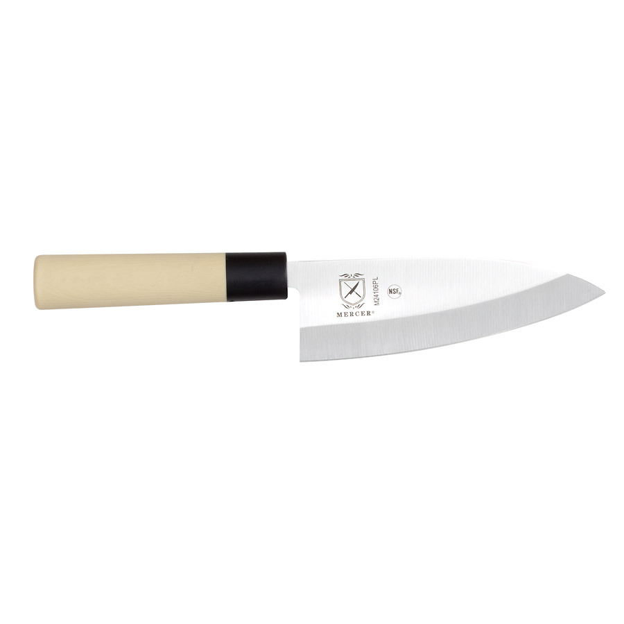 Mercer Asian Collection Deba Knife 6in With Santoprene Handle