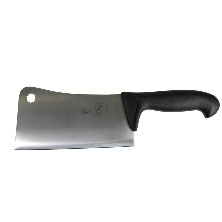 Mercer Kitchen Cleaver 7in Ergonomic Polyproplylene Handle