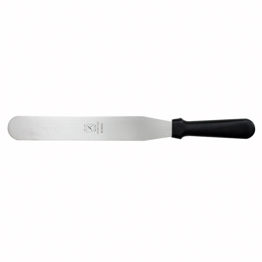 Mercer Straight Spatula Stainless Steel 10in With Polypropylene Handle