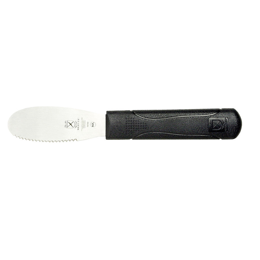 Mercer Millennia Wavy Edge Spreader 3.5in With Polypropylene Handle