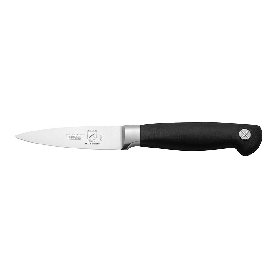 Mercer Genesis Paring Knife 3.5in With Santoprene Handle