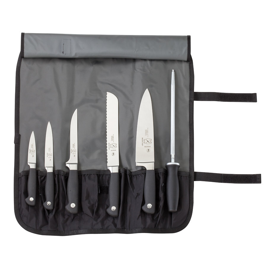 Mercer Genesis 7 Piece Forged Knife Roll Set