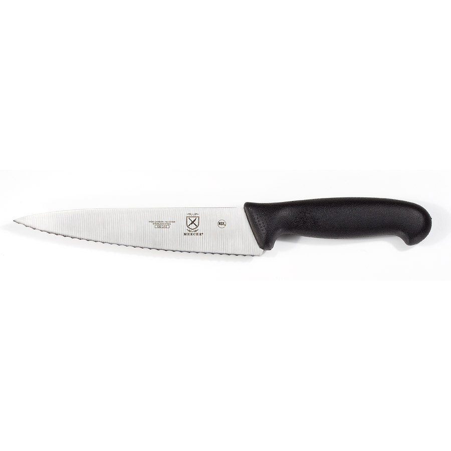 Mercer Millennia Chef's Knife Wavy Edge 7.5in With Santoprene Handle