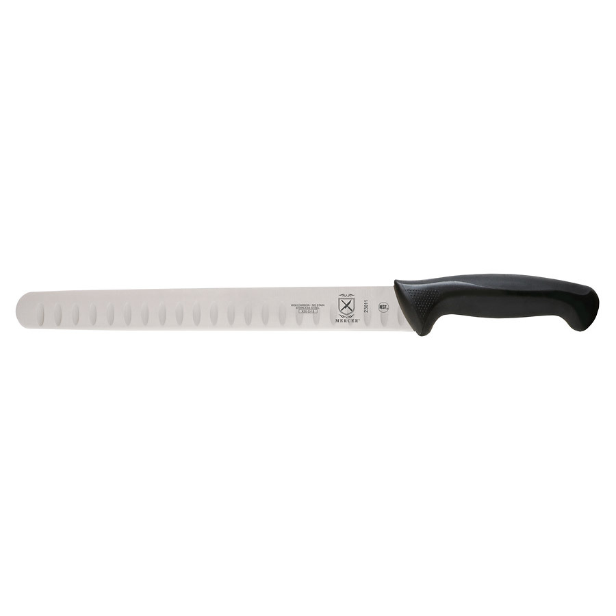 Mercer Millennia Slicer Granton Edge Knife 11in With Santoprene Handle