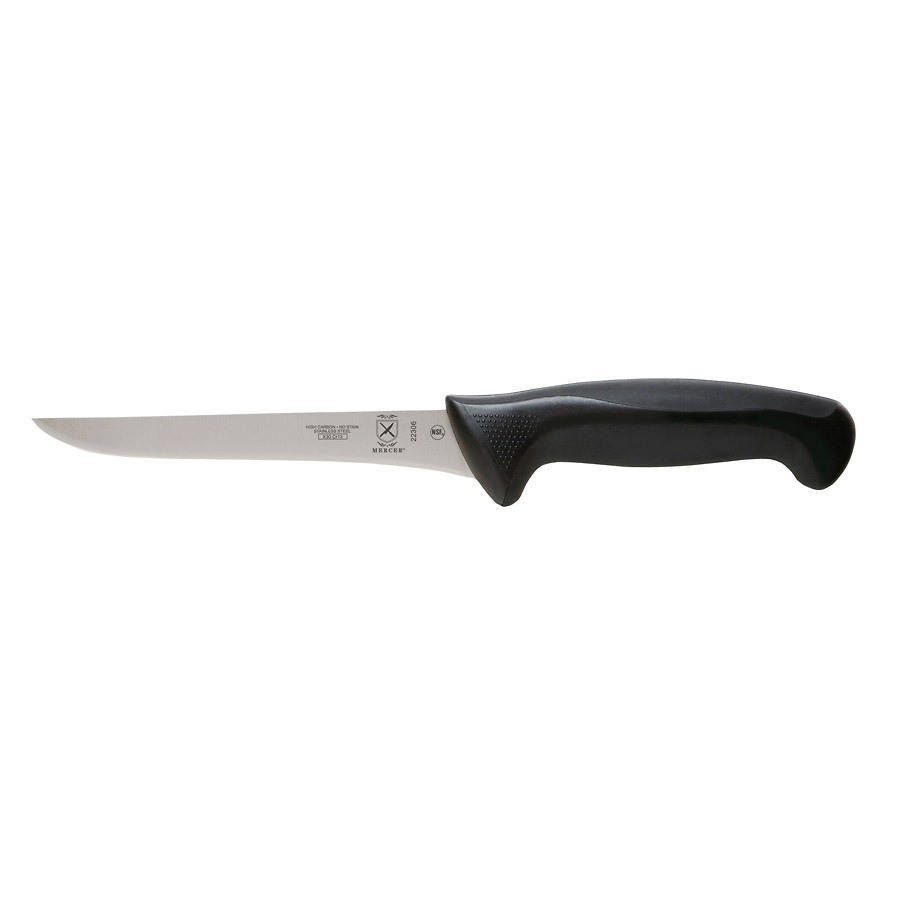 Mercer Millennia Boning Knife 6in With Santoprene Handle