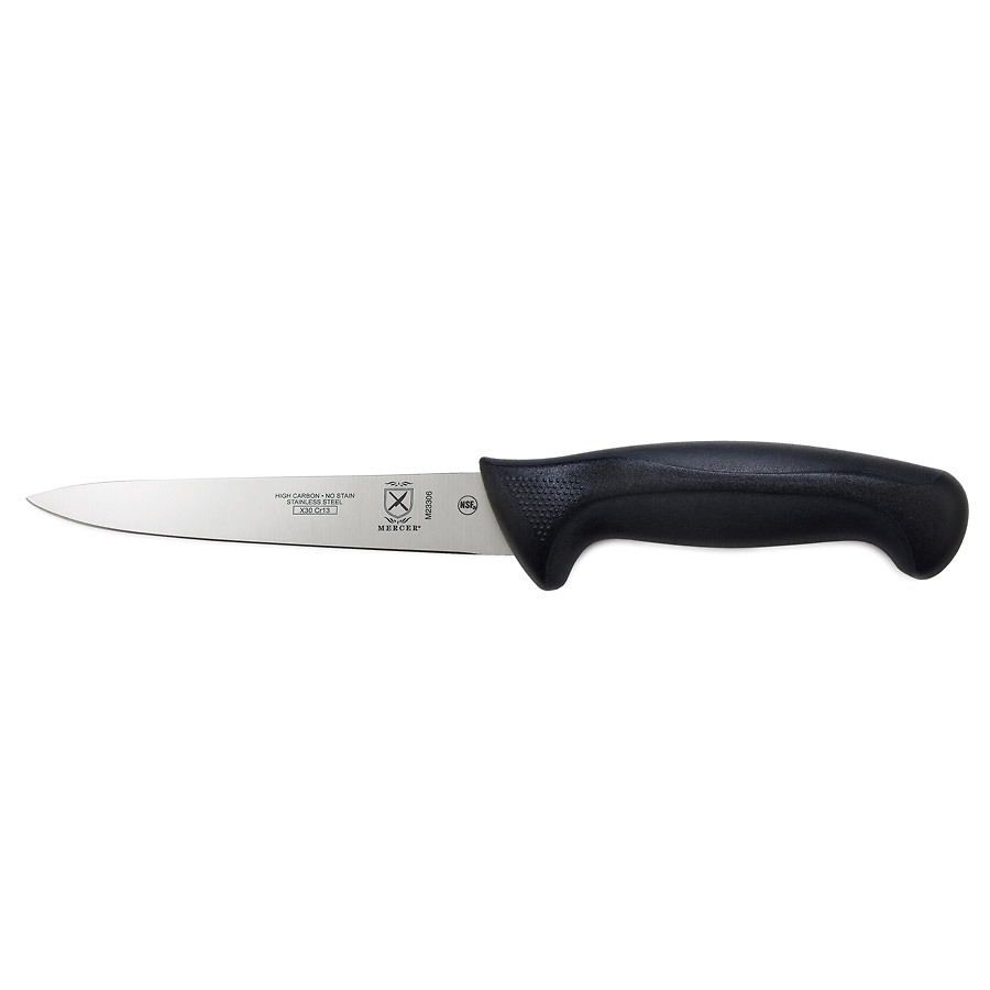 Mercer Millennia Utility Knife 6in With Santoprene Handle